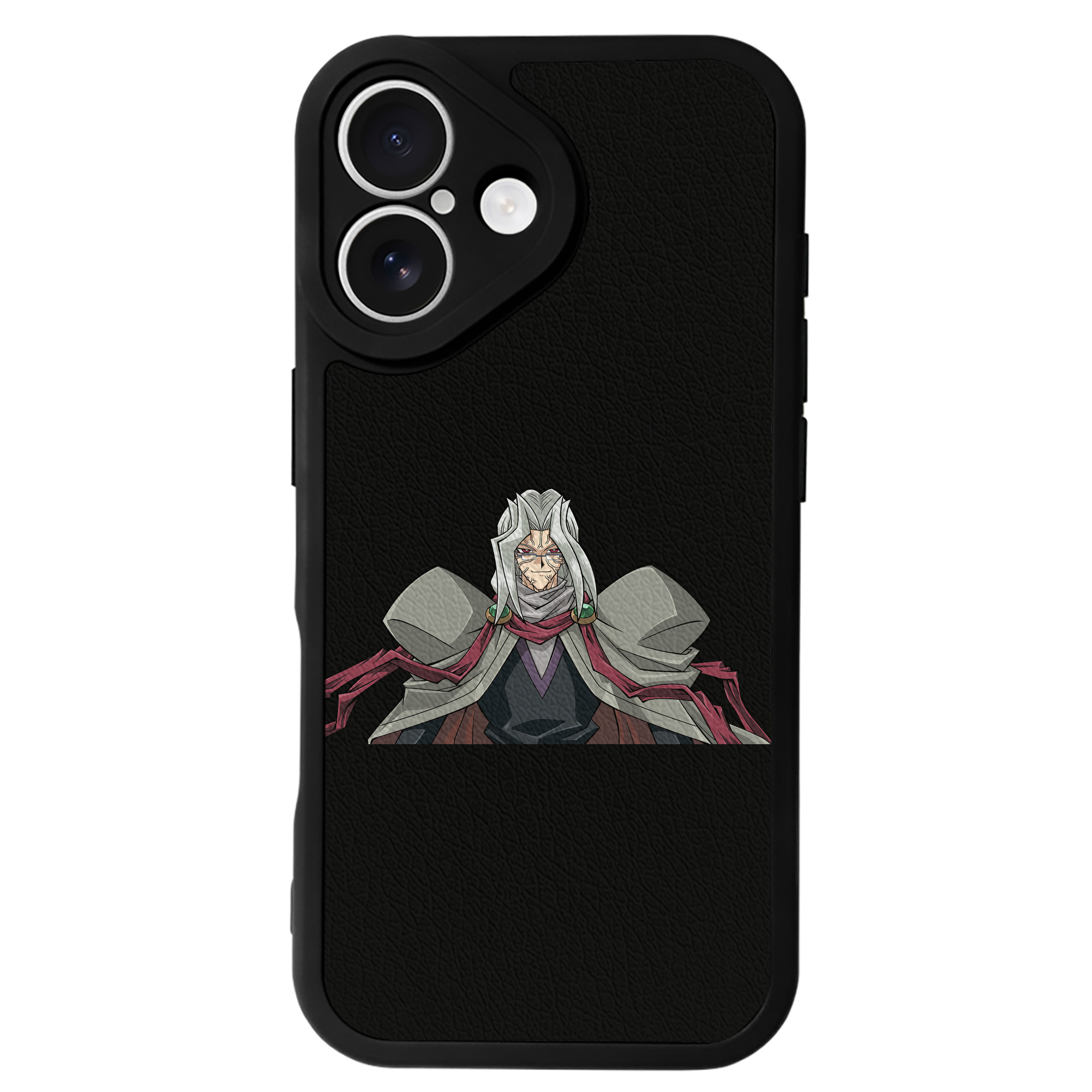 （画像用） 遊☆戯☆王 Yu-Gi-Oh! 【iPhone 16シリーズ対応】シリコンスマホケース（レザー調） 材質：シリコン
